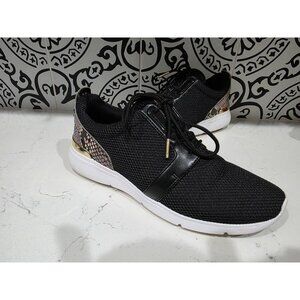 MICHAEL KORS Amanda Black Multicolor Mesh Lace Up Sneakers Women’s Size 9.5